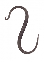 S-Haken, handgeschmiedet, gro�