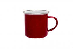 Origin Outdoors Emaille Tasse - 360 ml rot