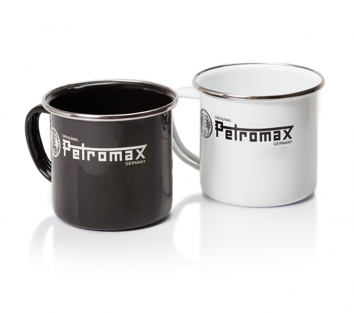 Petromax Emaille Becher schwarz