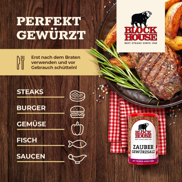 Zaubergewrz Salz Dose 280g