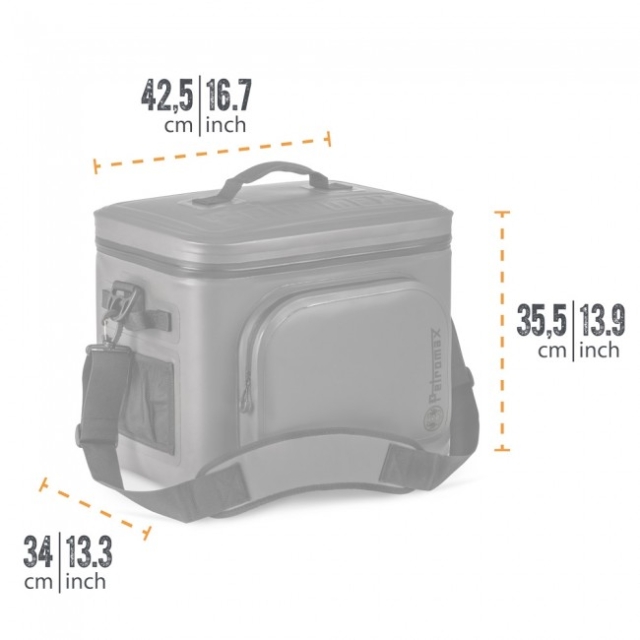 Petromax Khltasche 22 Liter Farbe dunkelgrau