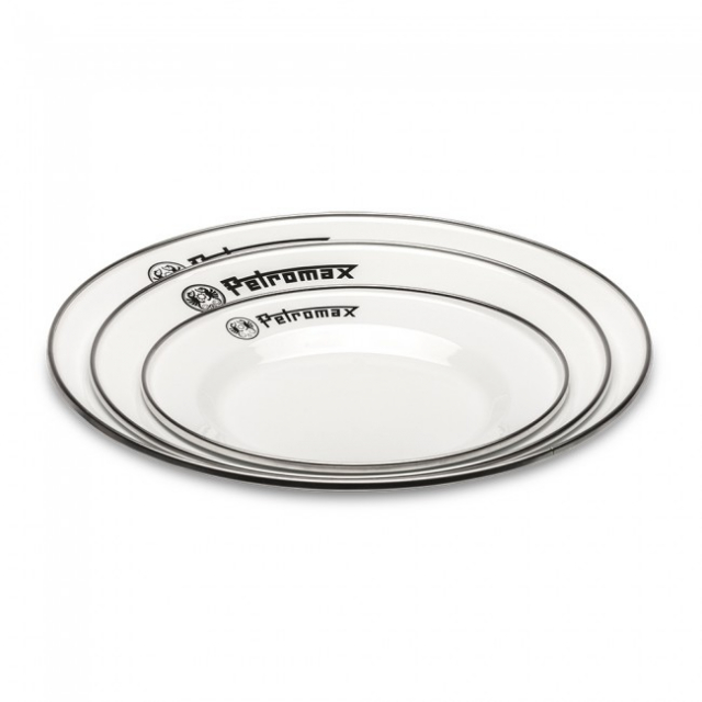 Petromax Emaille Teller wei, 2 Stck im Set (18 cm)