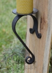 Geschmiedeter Wandleuchter aus Stahl