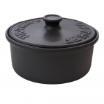 UR-TOPF Classic,  24 cm, Basalt-Schwarz, Keramik-DutchOven