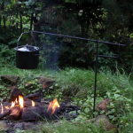 Lagerfeuerstnder aus Carbonstahl