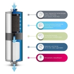 Alb Filter FUSION Active+Nano Trinkwasserfilter, Farbe Blau | Camping-Set: Mobil mit Koffer