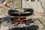 Feuerpfanne fp50h-t mit zwei Henkeln Feuerpfanne fp50h-t mit zwei Henkeln